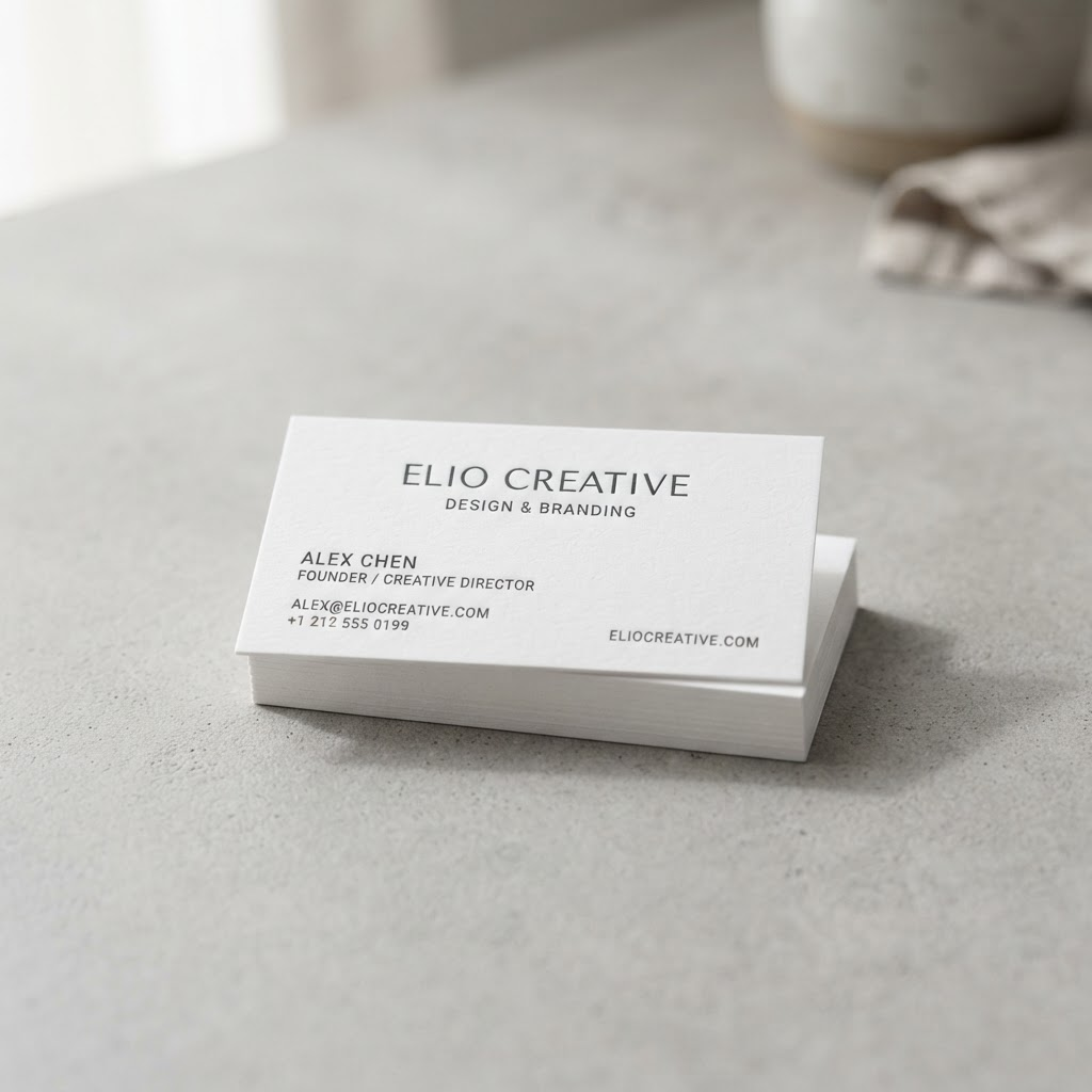 Stacked Business Cards preview