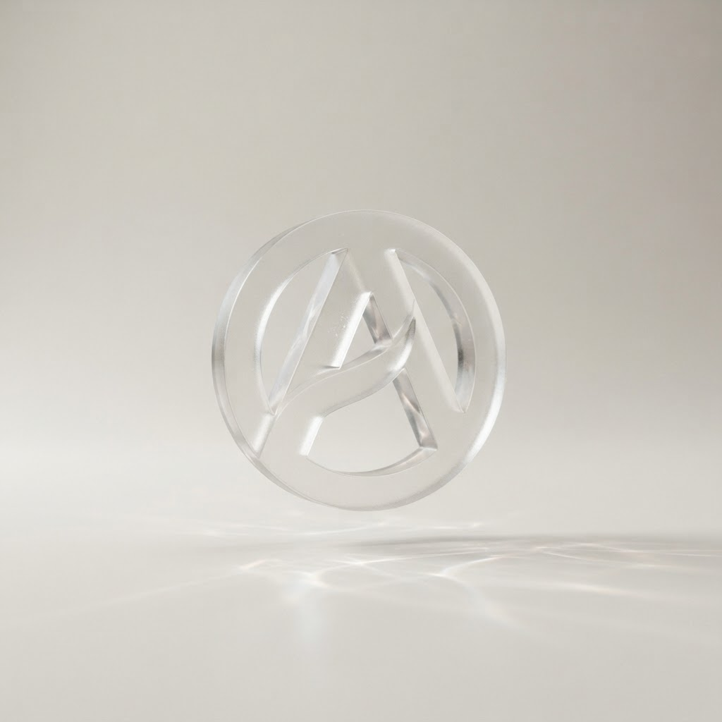 Frosted Glass 3D Logo preview