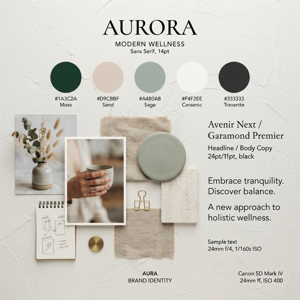 Brand Palette Mood Board preview